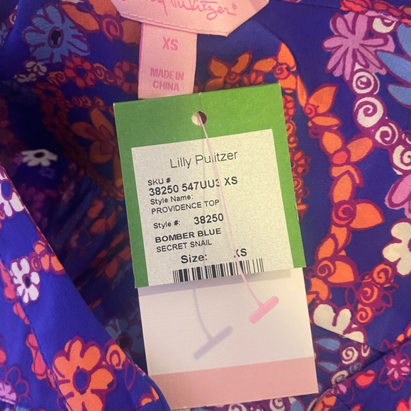 🚫SOLD🚫NWT Lilly Pulitzer Providence blouse szXS - Picture 12 of 13